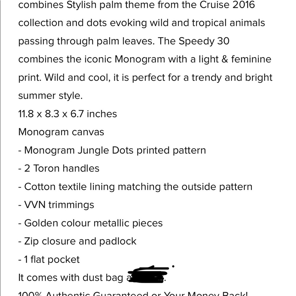 ❤️LV Jungle speedy 30 MAKEUP BAG SOLD ❌ - Picture 8 of 8